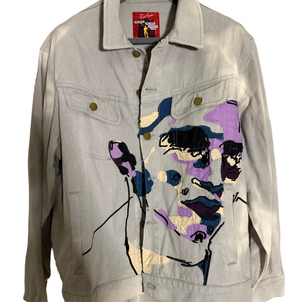 Kid Super Stylish Graphic Denim Jacket